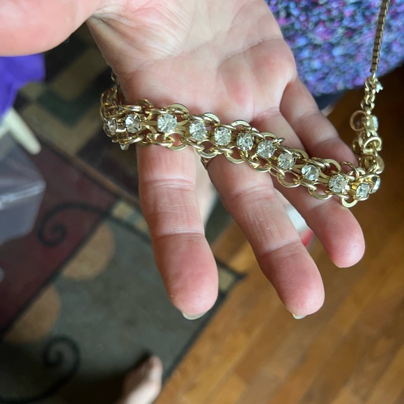 Jewelry - Bold Gold and Silver Chain-Link Bracelet